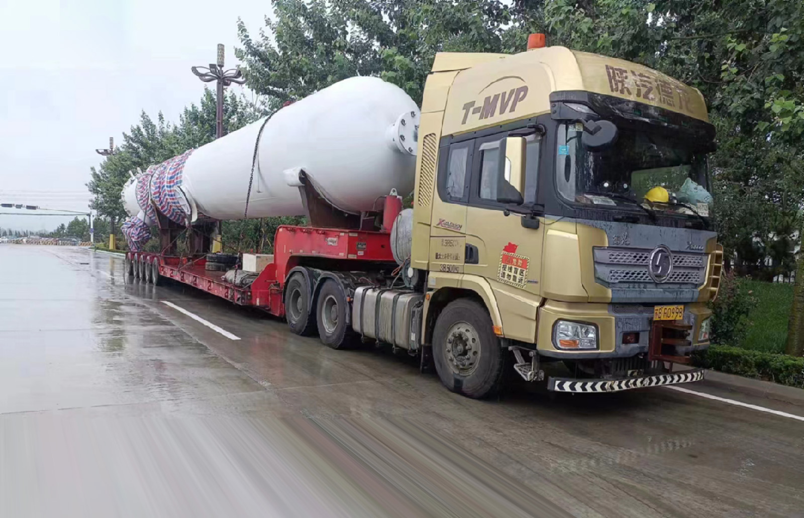 High-pressure oxygen buffer tank for Yulong petrochemical project of Hangyang (Hangzhou Oxygen Plant Group Co., Ltd.) 